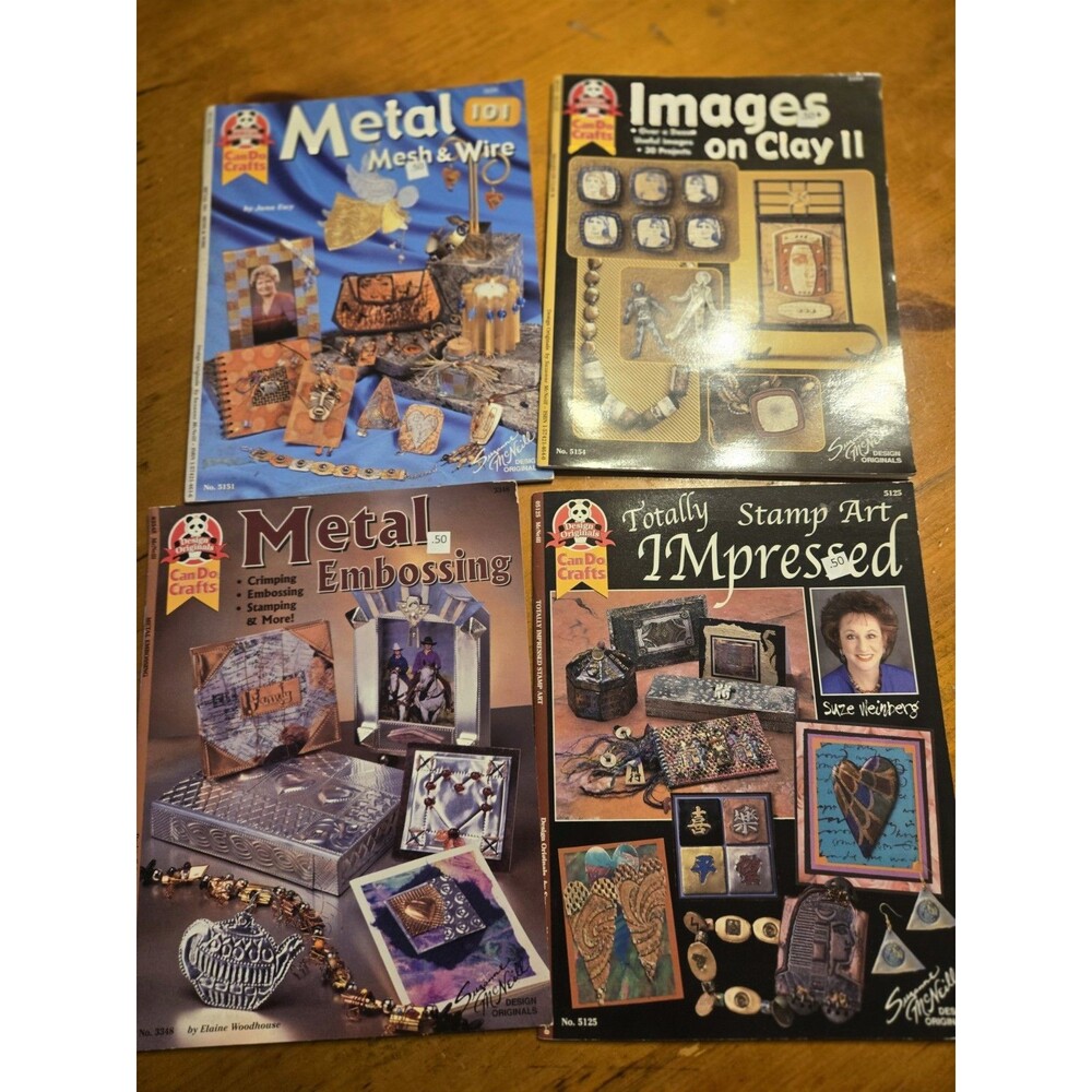 Lot Of  4 Design Originals Crafting Books Cards